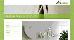 Desktop Screenshot of frei-holzbau.ch